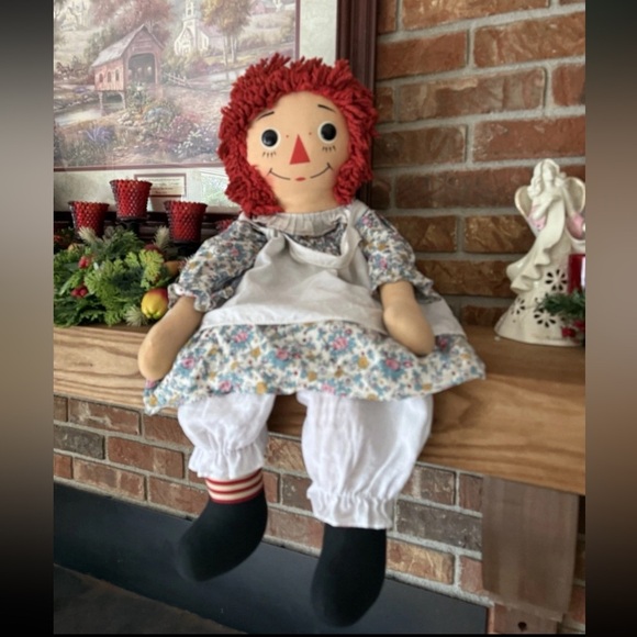 Rare Vintage 1960's The Original Knickerbocker 32" Raggedy Ann Doll - Picture 8 of 11